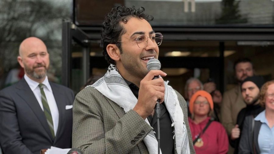 Palestinian student Mohsen Mahdawi calls release ‘a victory for democracy’